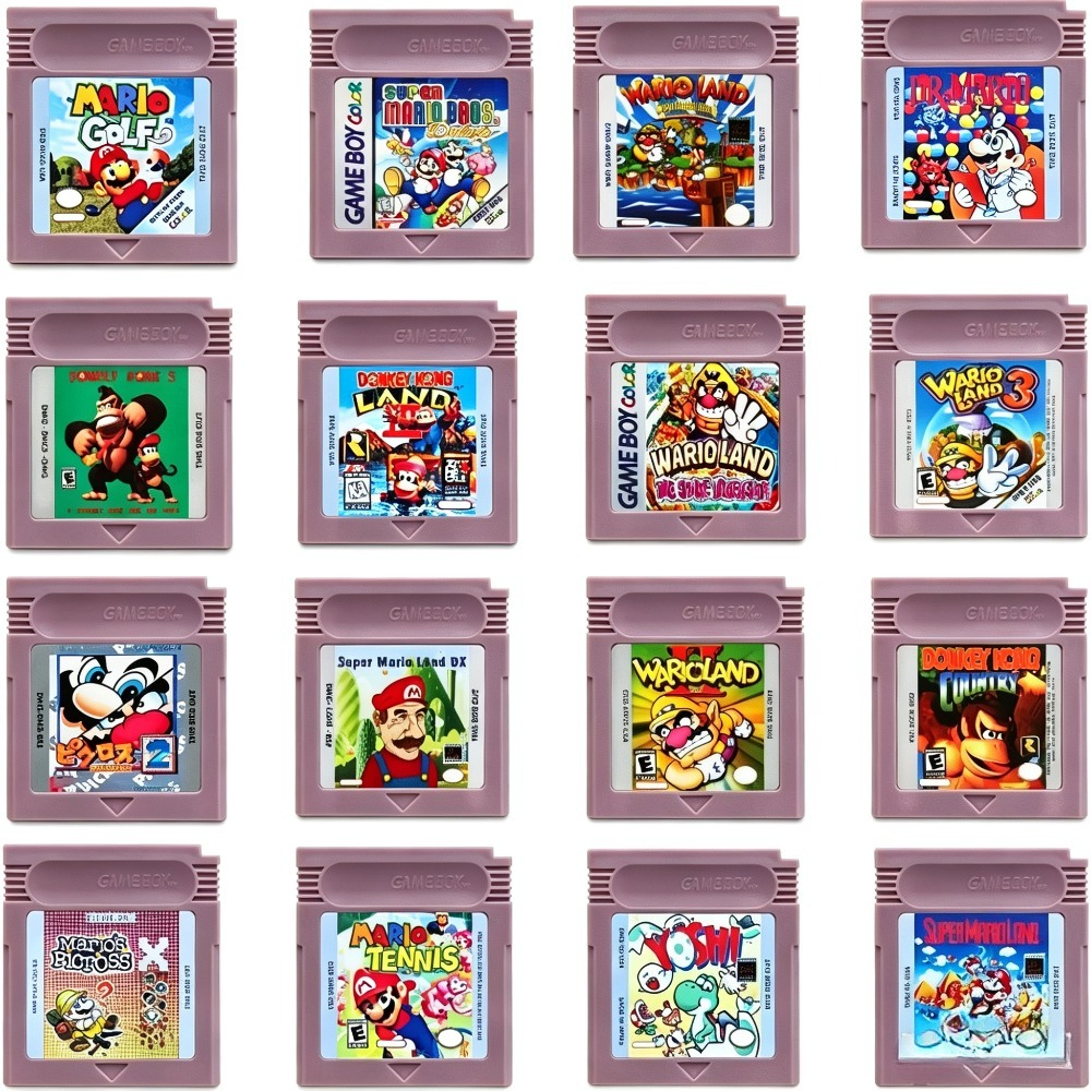 Retro Gaming Handheld - Mario Wario Donkey Kong Yoshi Series
