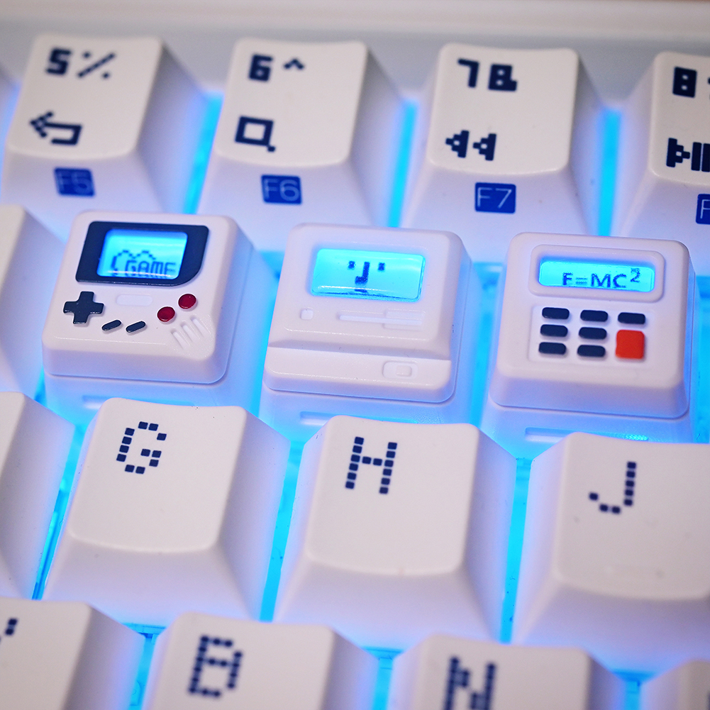 Retro Gaming Handheld - K-04 3-in-1 Transparent Gaming Mechanical Keyboard