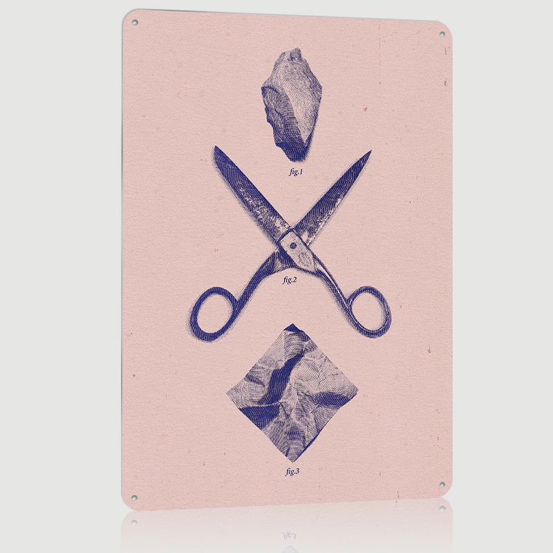 ROCK SCISSORS PAPER Poster Cus - مراجعة Retro Gaming Wallpaper وسعره
