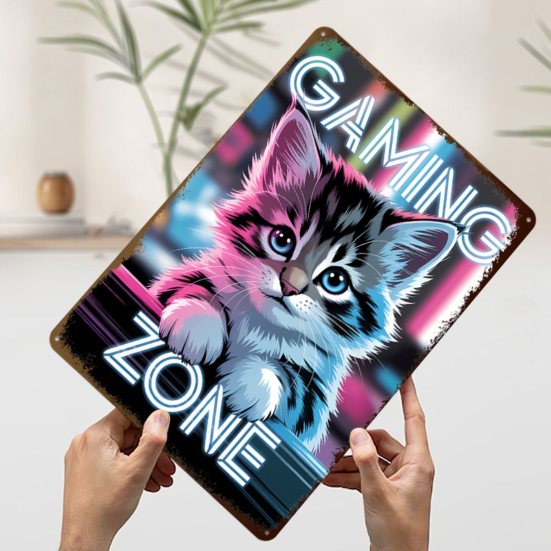 Gaming Zone Kitten Printed Pos - مراجعة Retro Gaming Zone وسعره