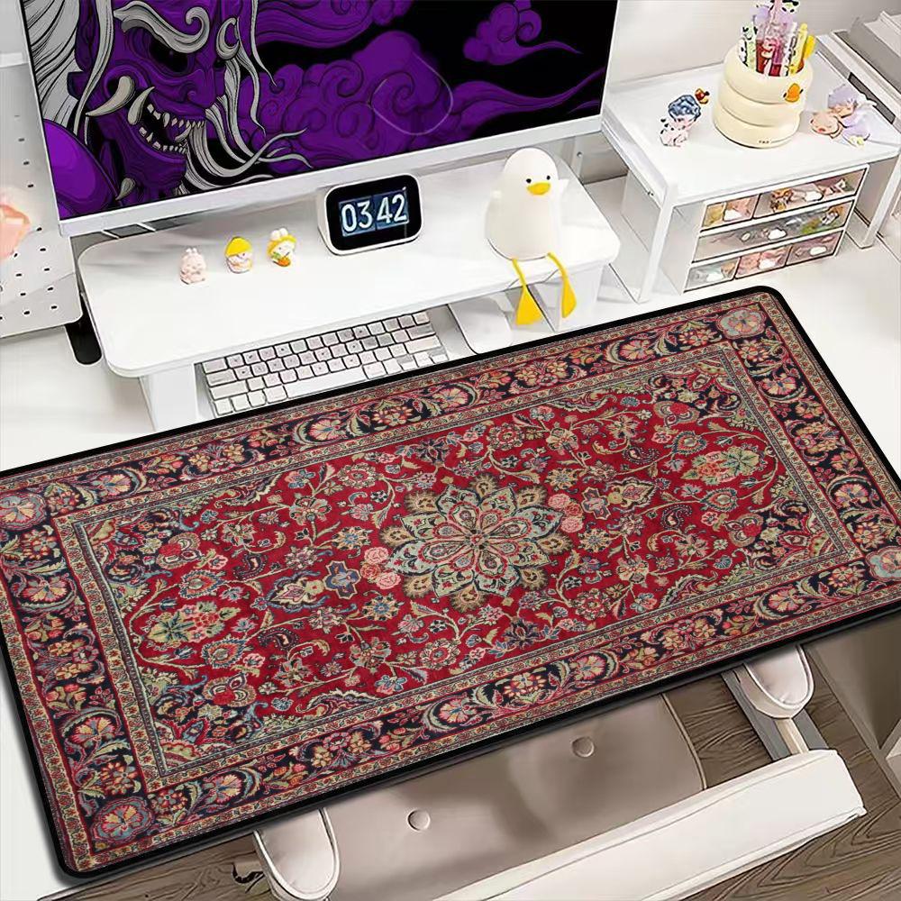 Vintage Persian Rug Pattern La - مراجعة Retro Gaming Keyboard And Mouse وسعره