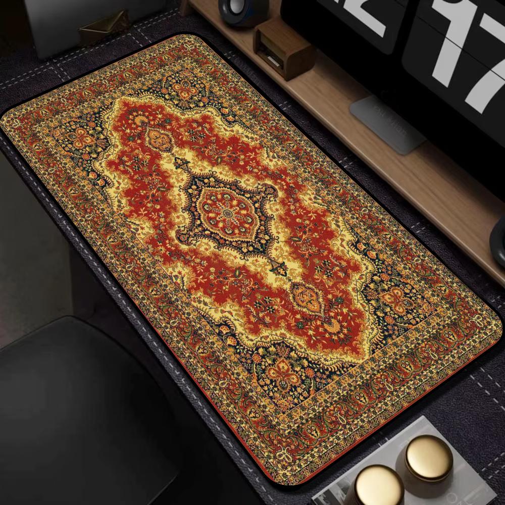 Vintage Persian Rug Pattern La - مراجعة Retro Gaming Keyboard And Mouse وسعره