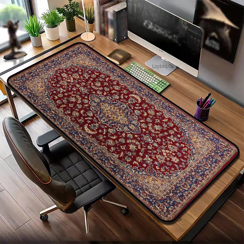 Vintage Persian Rug Pattern La - مراجعة Retro Gaming Keyboard And Mouse وسعره