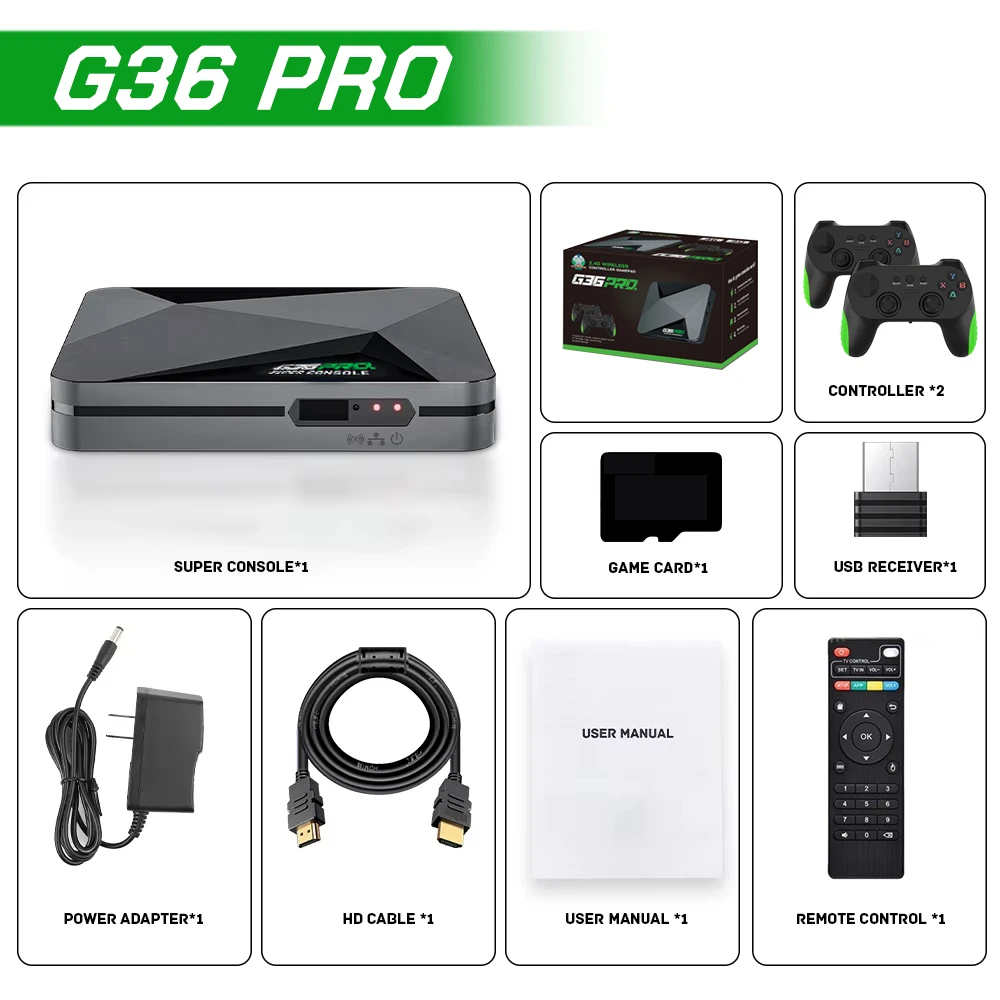 Super Console G36 Pro Retro Vi - مراجعة Retro Gaming Hdd وسعره