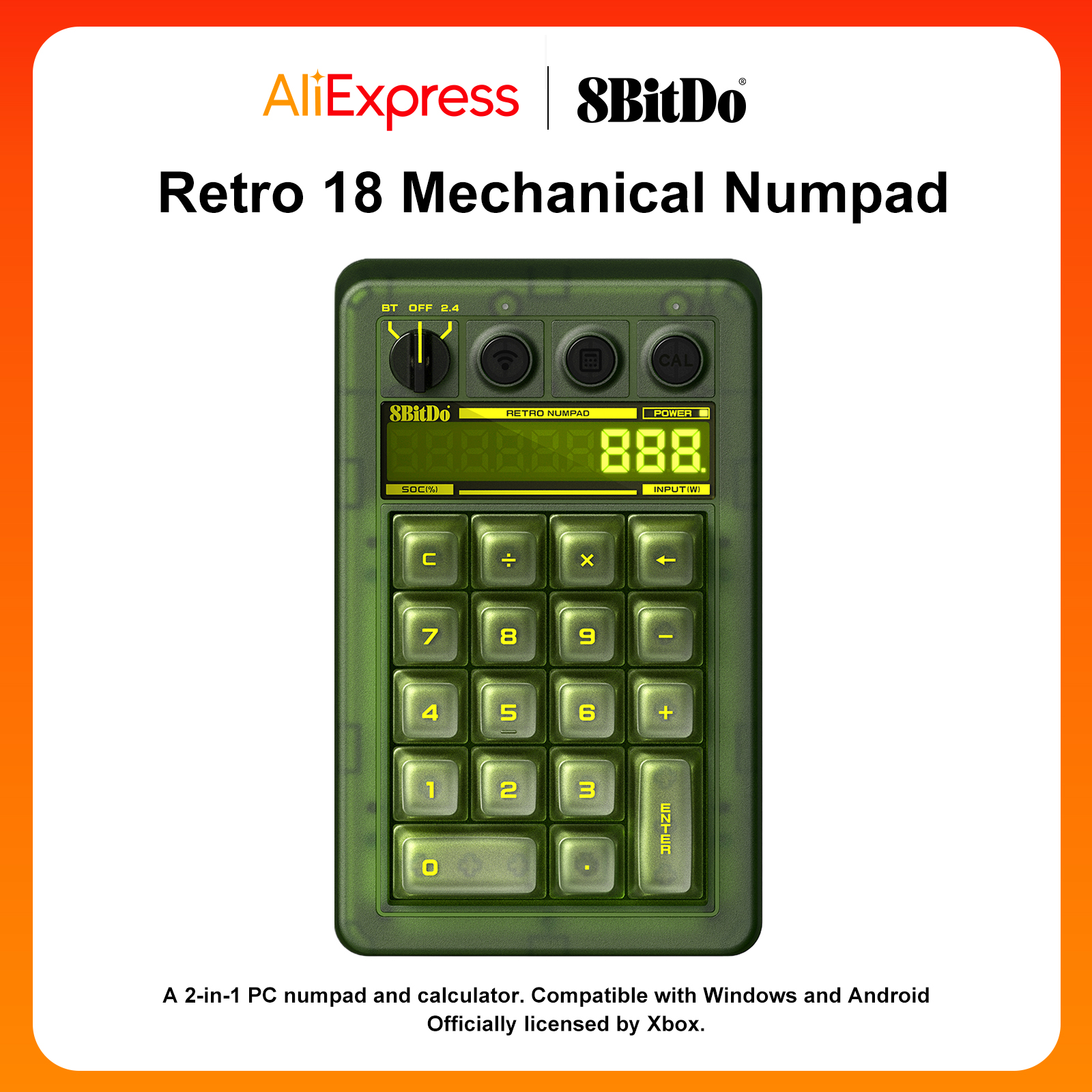 8BitDo Retro 18 Mechanical Num - مراجعة Retro Gaming For Windows وسعره