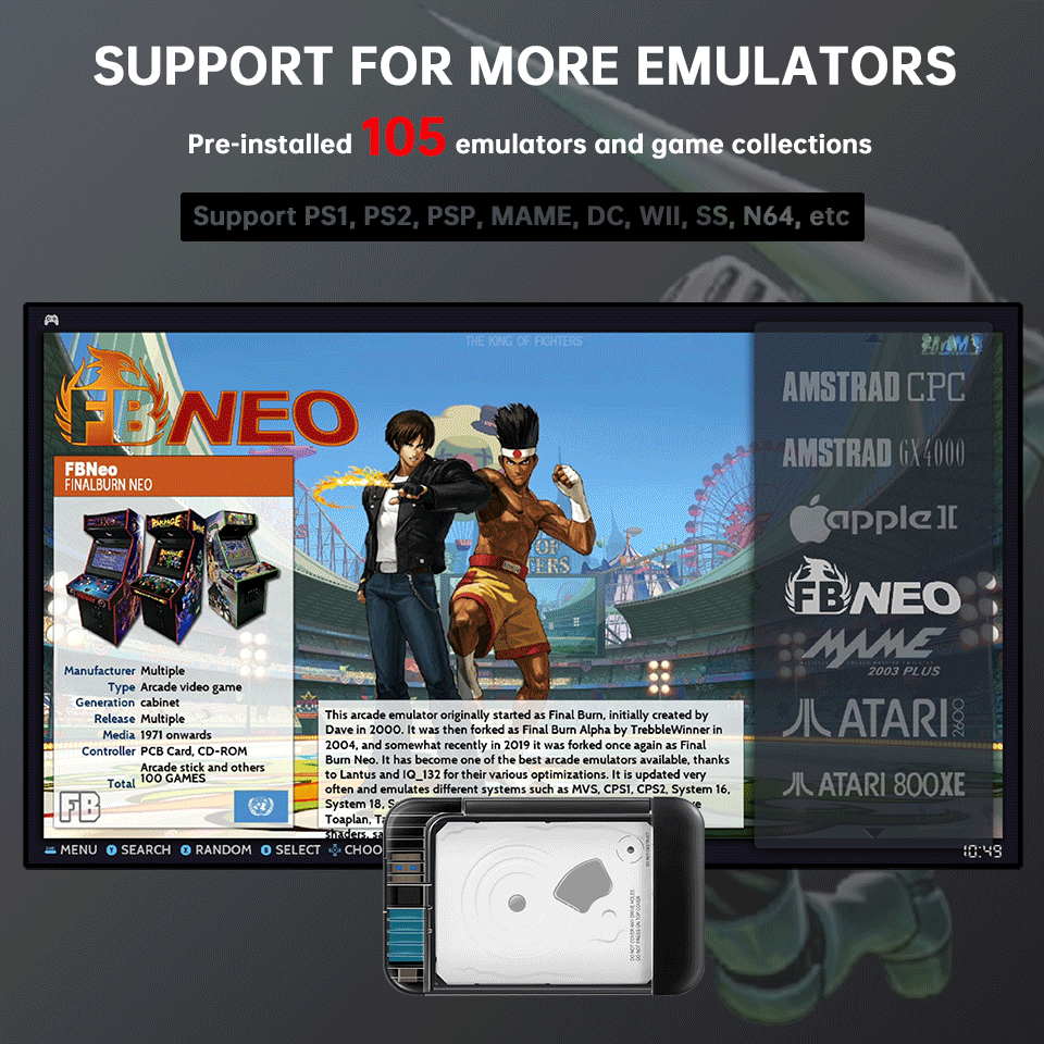 Retrobat 2T Portable  External - مراجعة Retro Gaming Hdd وسعره
