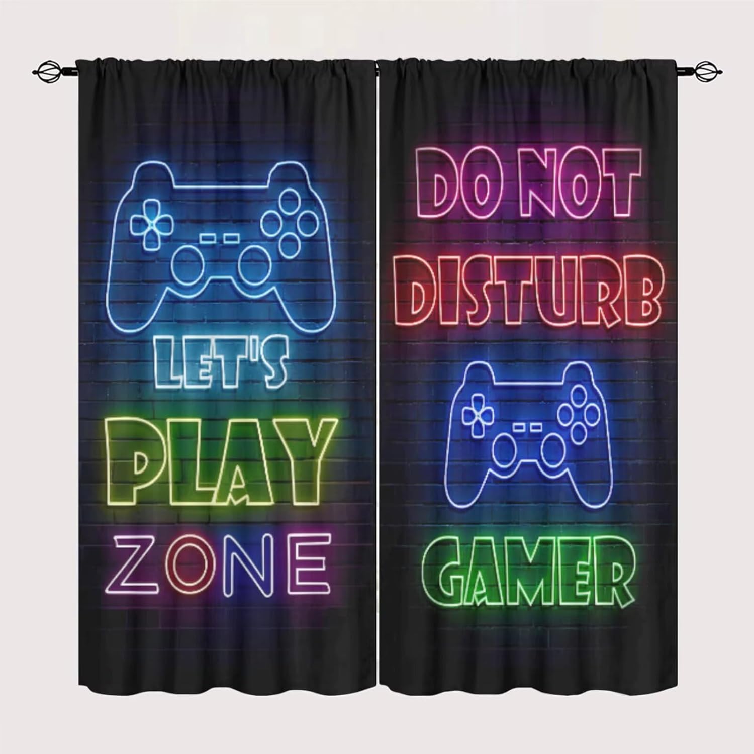 Gaming Gamer Curtain Curtains  - مراجعة Retro Gaming Zone وسعره