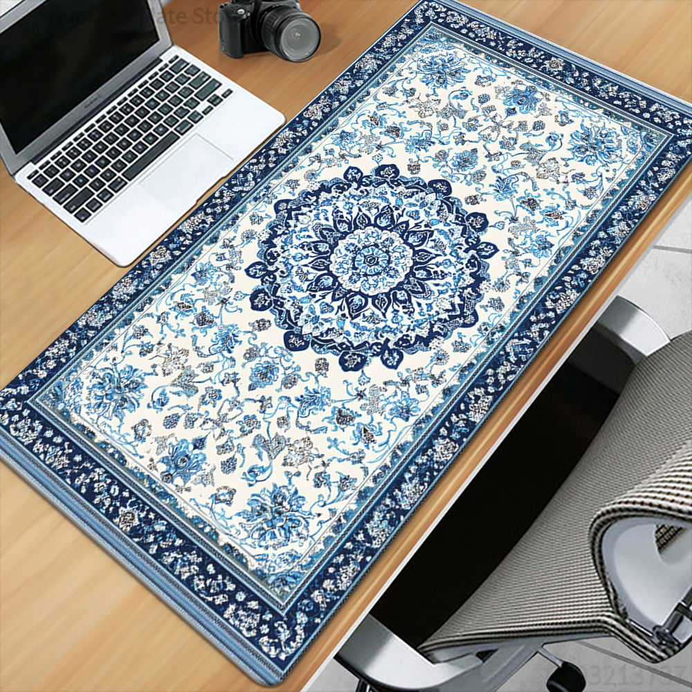 Retro blue Persian  mouse pad  - مراجعة Retro Gaming Xl وسعره