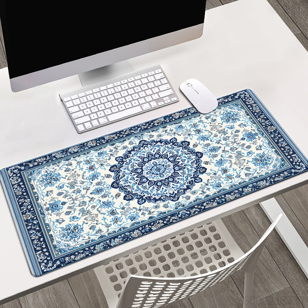 Retro blue Persian  mouse pad  - مراجعة Retro Gaming Xl وسعره