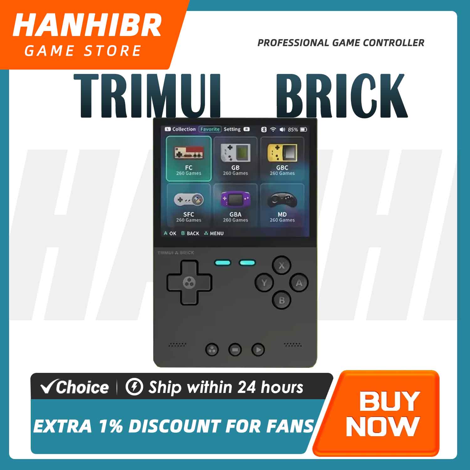 TRIMUI BRICK CNC Metal Retro H - مراجعة Retro Gaming Usb وسعره