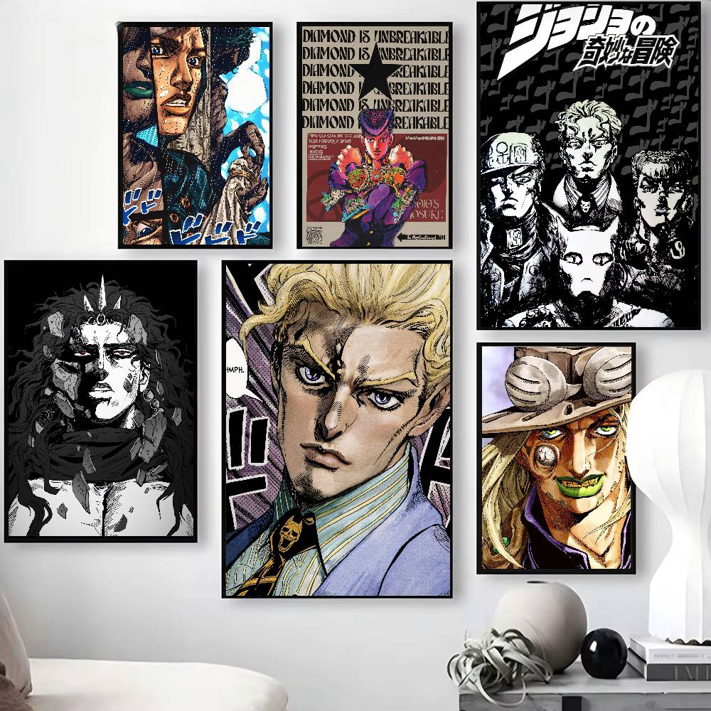 Popular Manga JoJo B-BizarreS  - مراجعة Retro Gaming Wallpaper وسعره