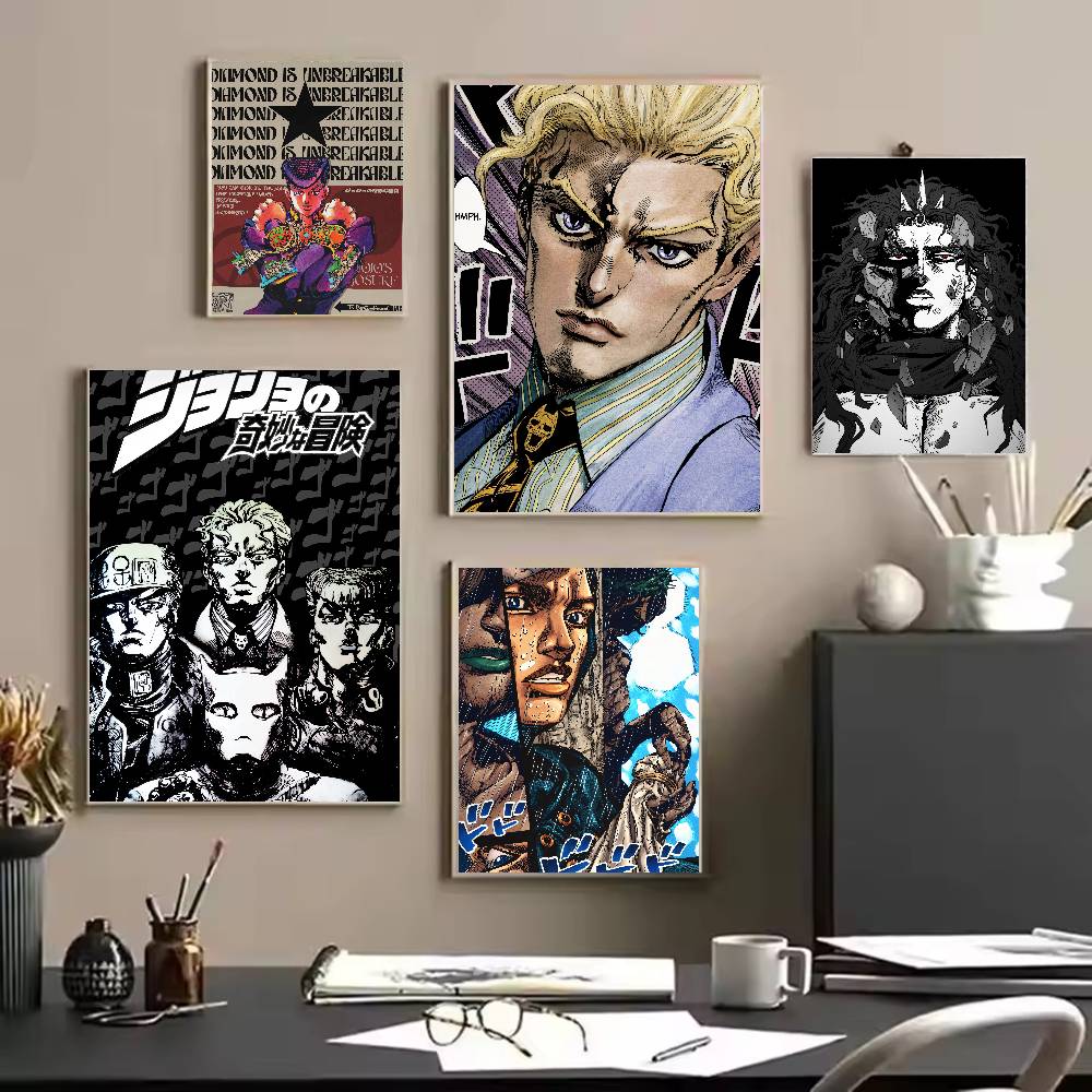 Popular Manga JoJo B-BizarreS  - مراجعة Retro Gaming Wallpaper وسعره