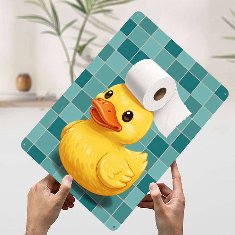Duck With Toilet Paper Hat Pri - مراجعة Retro Gaming Wallpaper وسعره