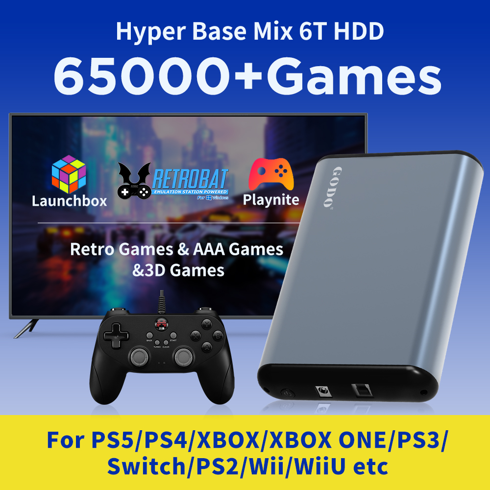 JMachen 6TB Portable Gaming HD - مراجعة Retro Gaming Hdd وسعره
