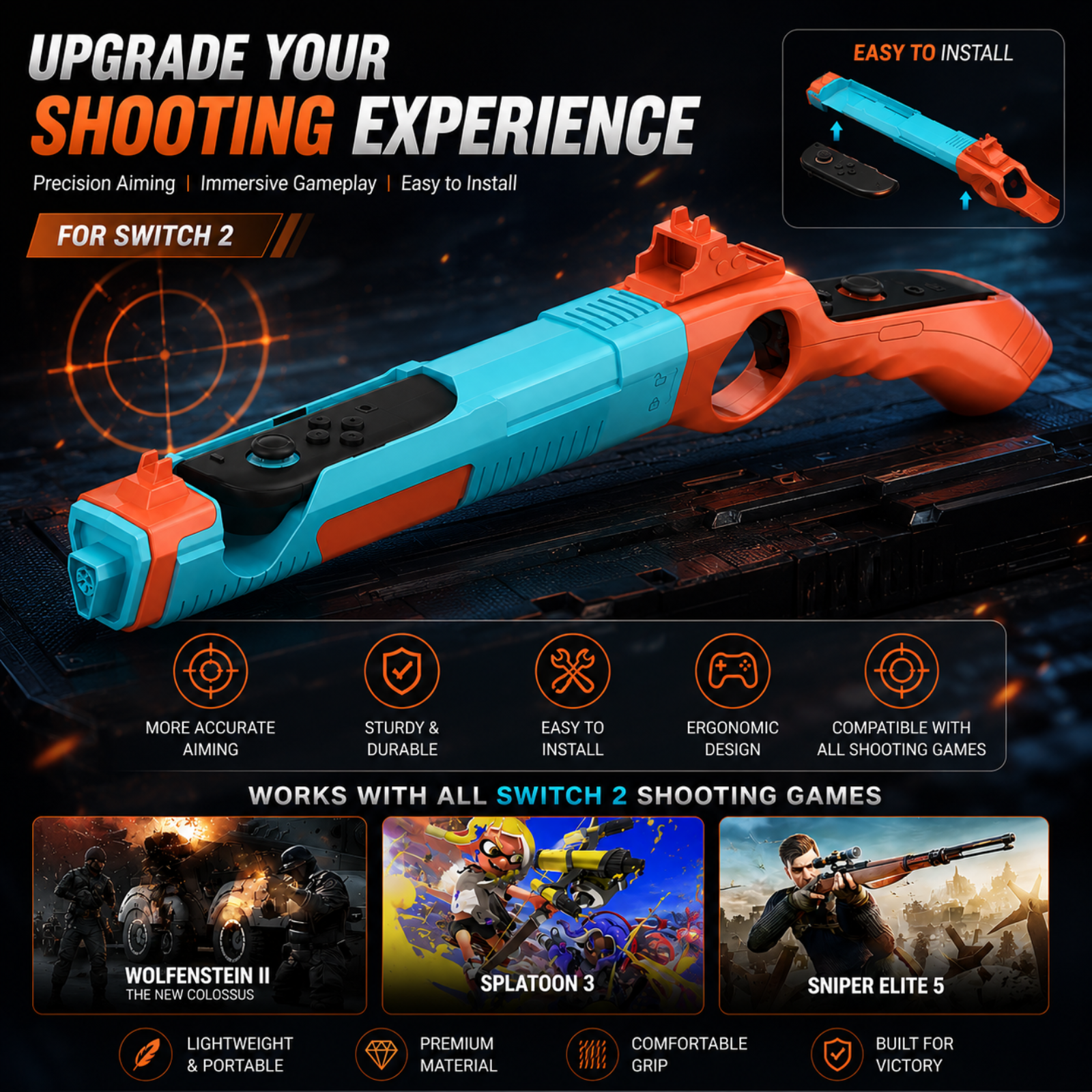 For Shooting Gun Controller fo - مراجعة Retro Gaming Gun وسعره