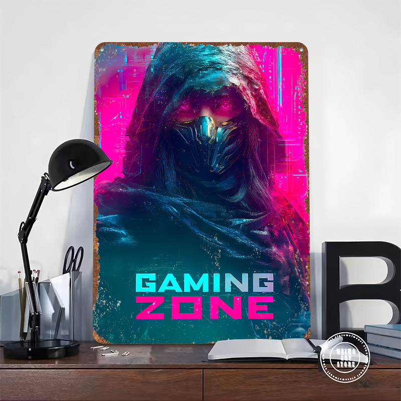Gaming Zone Ninja Tinplate Pos - مراجعة Retro Gaming Zone وسعره