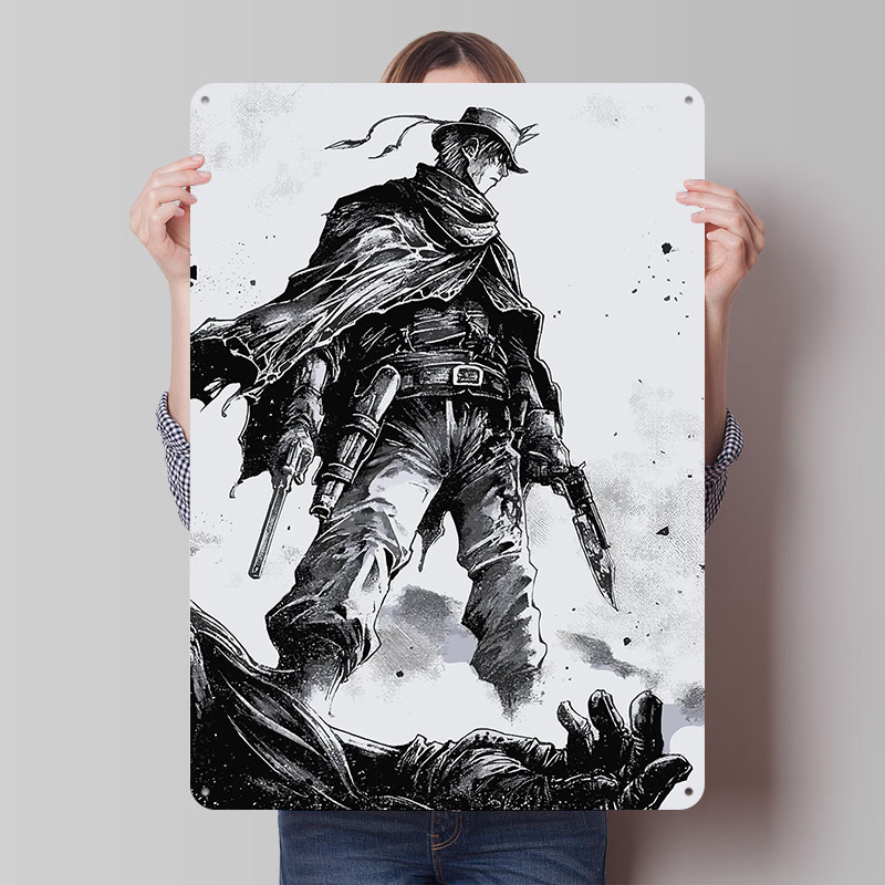 Cowboy With Guns and Knife Met - مراجعة Retro Gaming Gun وسعره