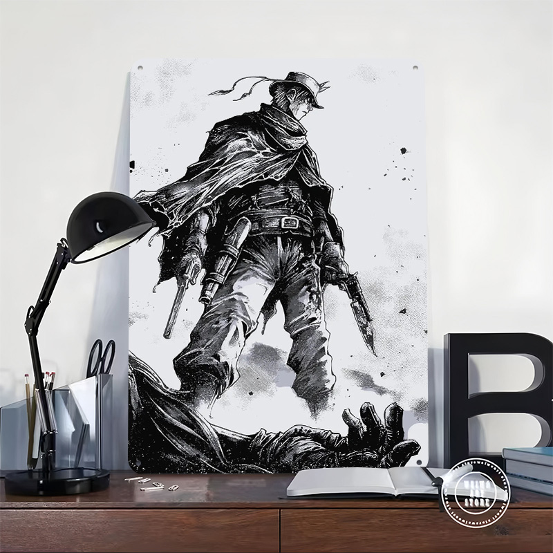 Cowboy With Guns and Knife Met - مراجعة Retro Gaming Gun وسعره