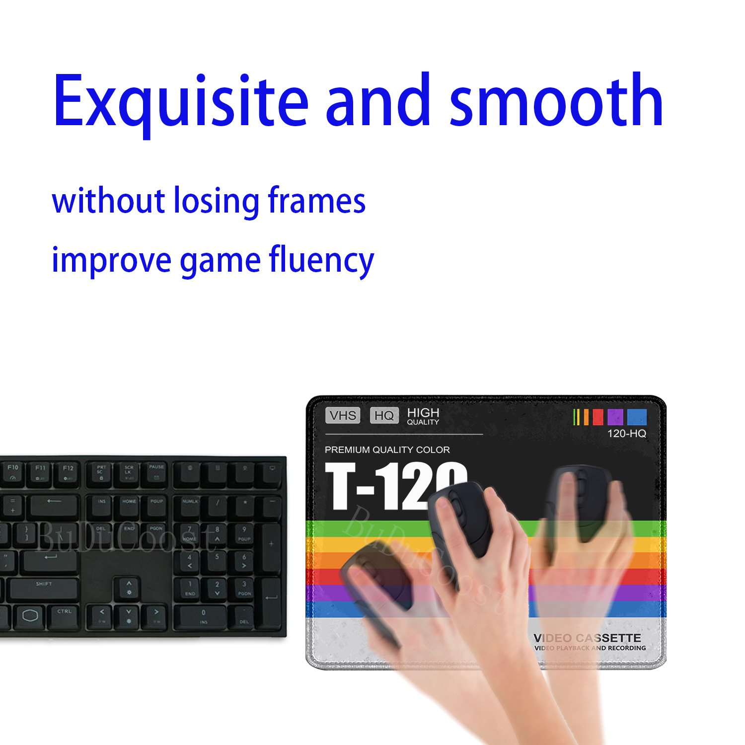 Small Size Retro Style VHS HD  - مراجعة Retro Gaming Keyboard And Mouse وسعره