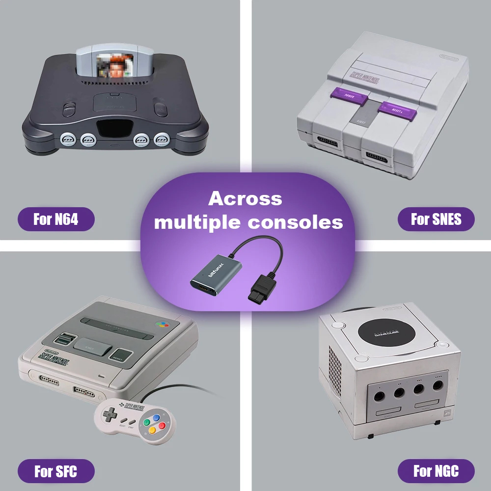 Bitfunx 720P Svideo / AV To HD - مراجعة Retro Gaming Handheld وسعره