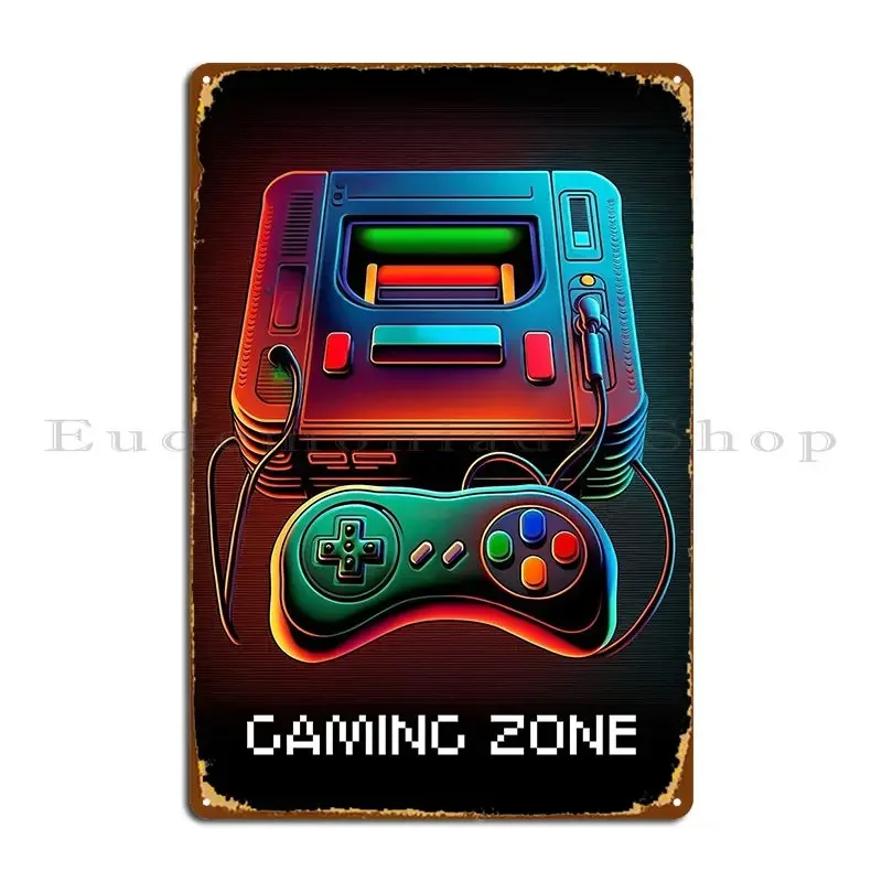 Retro Gaming Zone Metal Sign P - مراجعة Retro Gaming Zone وسعره