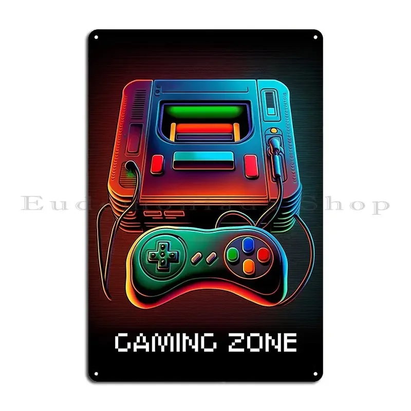 Retro Gaming Zone Metal Sign P - مراجعة Retro Gaming Zone وسعره