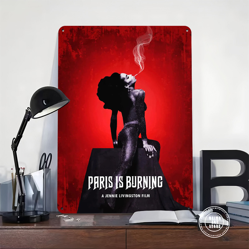 Paris Is Burning Metal Poster  - مراجعة Retro Gaming Paris وسعره