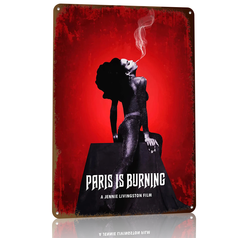 Paris Is Burning Metal Poster  - مراجعة Retro Gaming Paris وسعره