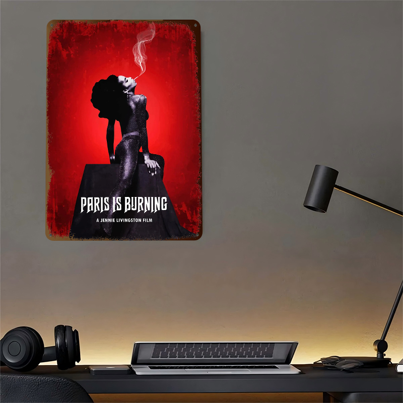 Paris Is Burning Metal Poster  - مراجعة Retro Gaming Paris وسعره