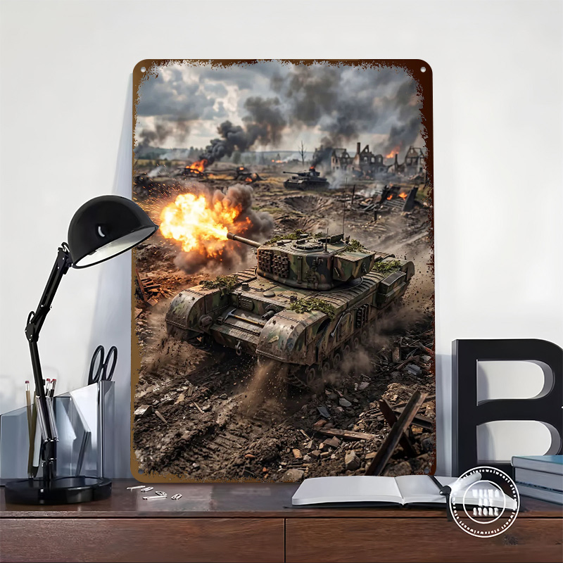 Tank Firing in War Zone Poster - مراجعة Retro Gaming Zone وسعره