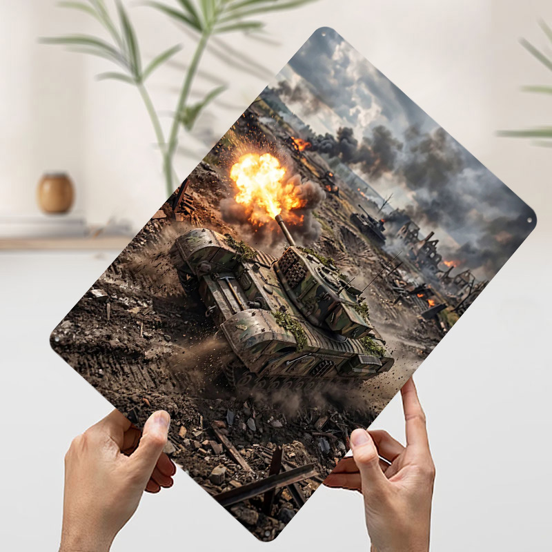 Tank Firing in War Zone Poster - مراجعة Retro Gaming Zone وسعره