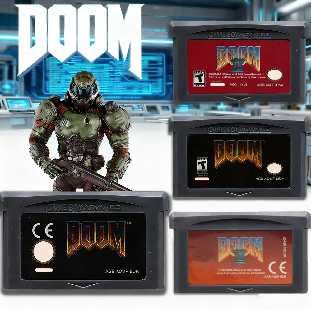 DOOM Series 32 Bit GBA Game Ca - مراجعة Retro Gaming Handheld وسعره