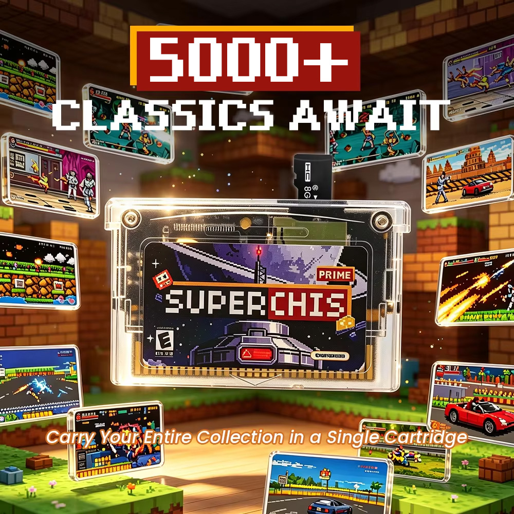 Retro Superchis Flash Game Car - مراجعة Retro Gaming Handheld وسعره