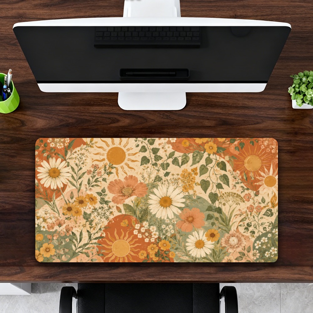 Retro Sunflower Pattern Full-S - مراجعة Retro Gaming Xl وسعره