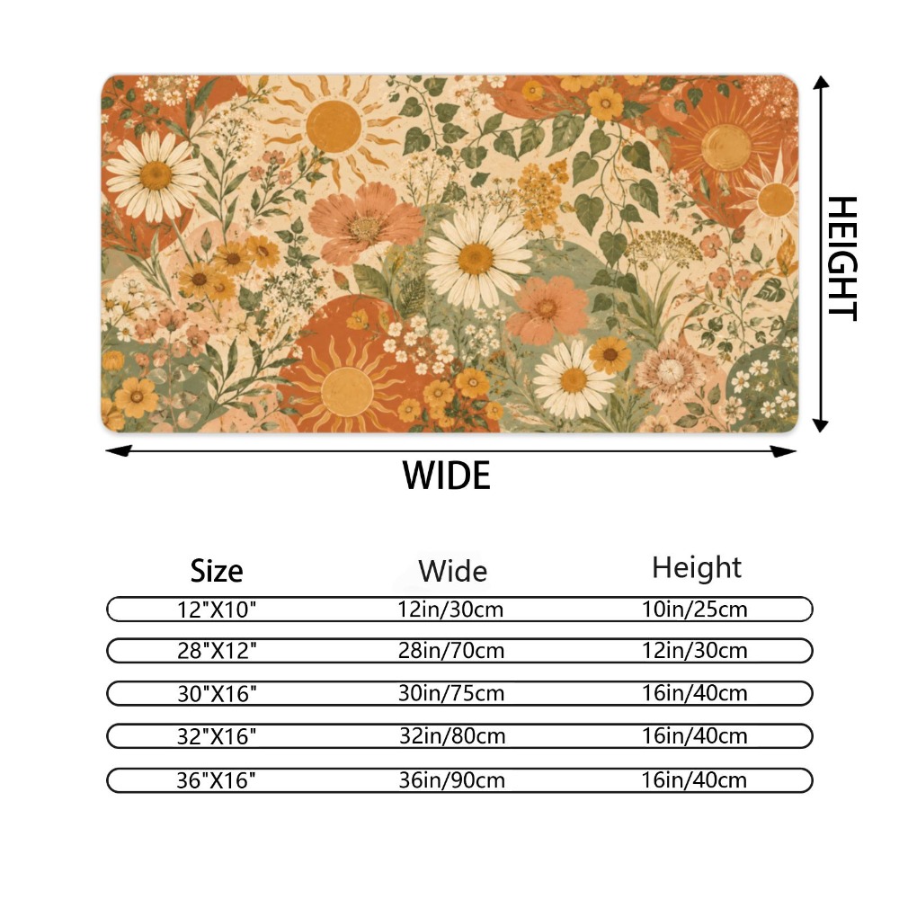 Retro Sunflower Pattern Full-S - مراجعة Retro Gaming Xl وسعره