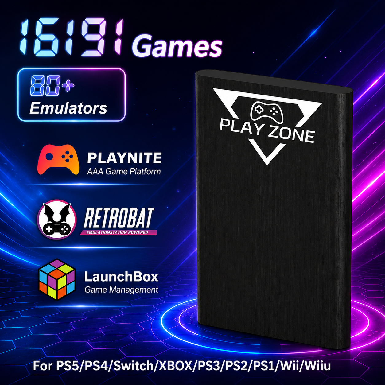 JMachen Play Zone 1TB HDD 3 Sy - مراجعة Retro Gaming Hdd وسعره