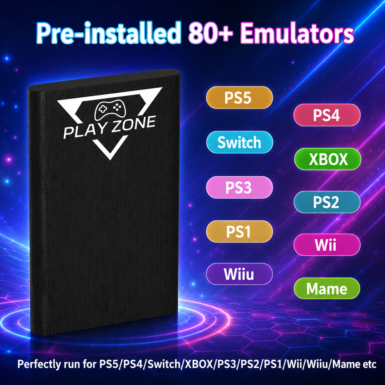JMachen Play Zone 1TB HDD 3 Sy - مراجعة Retro Gaming Hdd وسعره