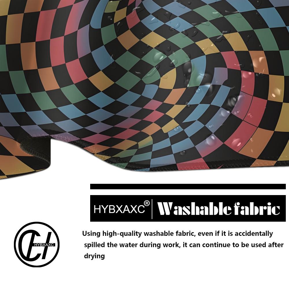 XL Checkered Rainbow Desk Mat  - مراجعة Retro Gaming Xl وسعره