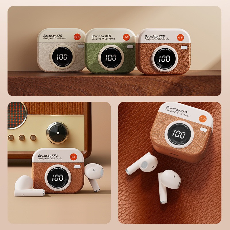 Q86 Retro Camera Wireless Earb - مراجعة Retro Gaming Cable وسعره