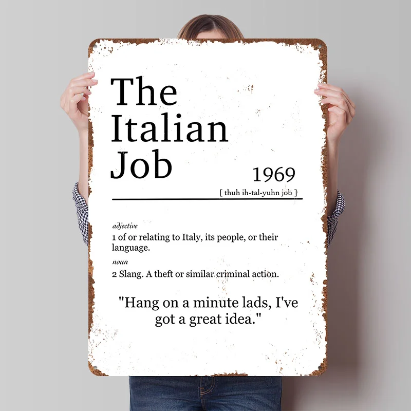 Italian Job Poster Customized  - مراجعة Retro Gaming Jobs وسعره