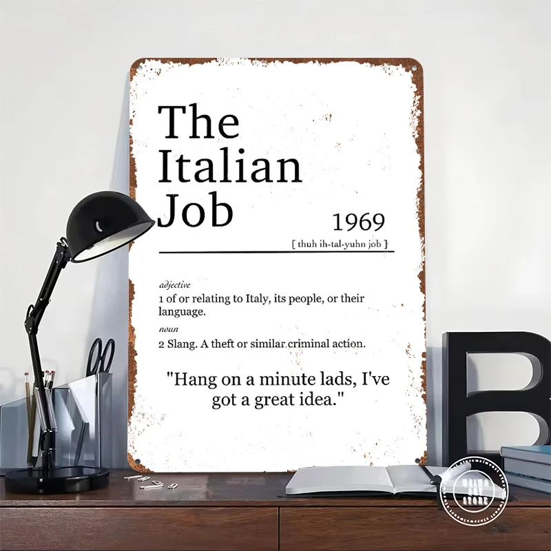 Italian Job Poster Customized  - مراجعة Retro Gaming Jobs وسعره