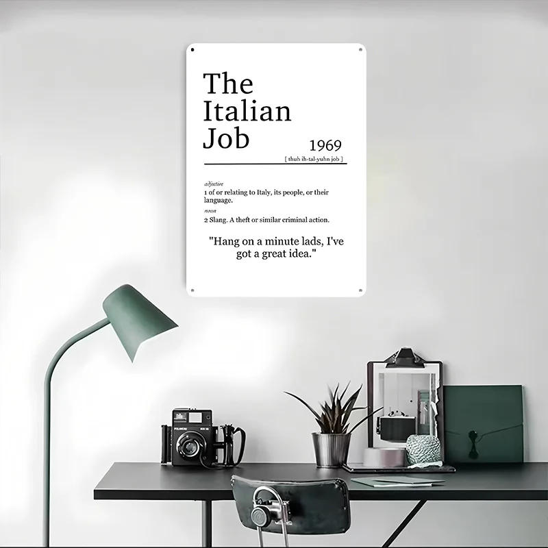 Italian Job Poster Customized  - مراجعة Retro Gaming Jobs وسعره