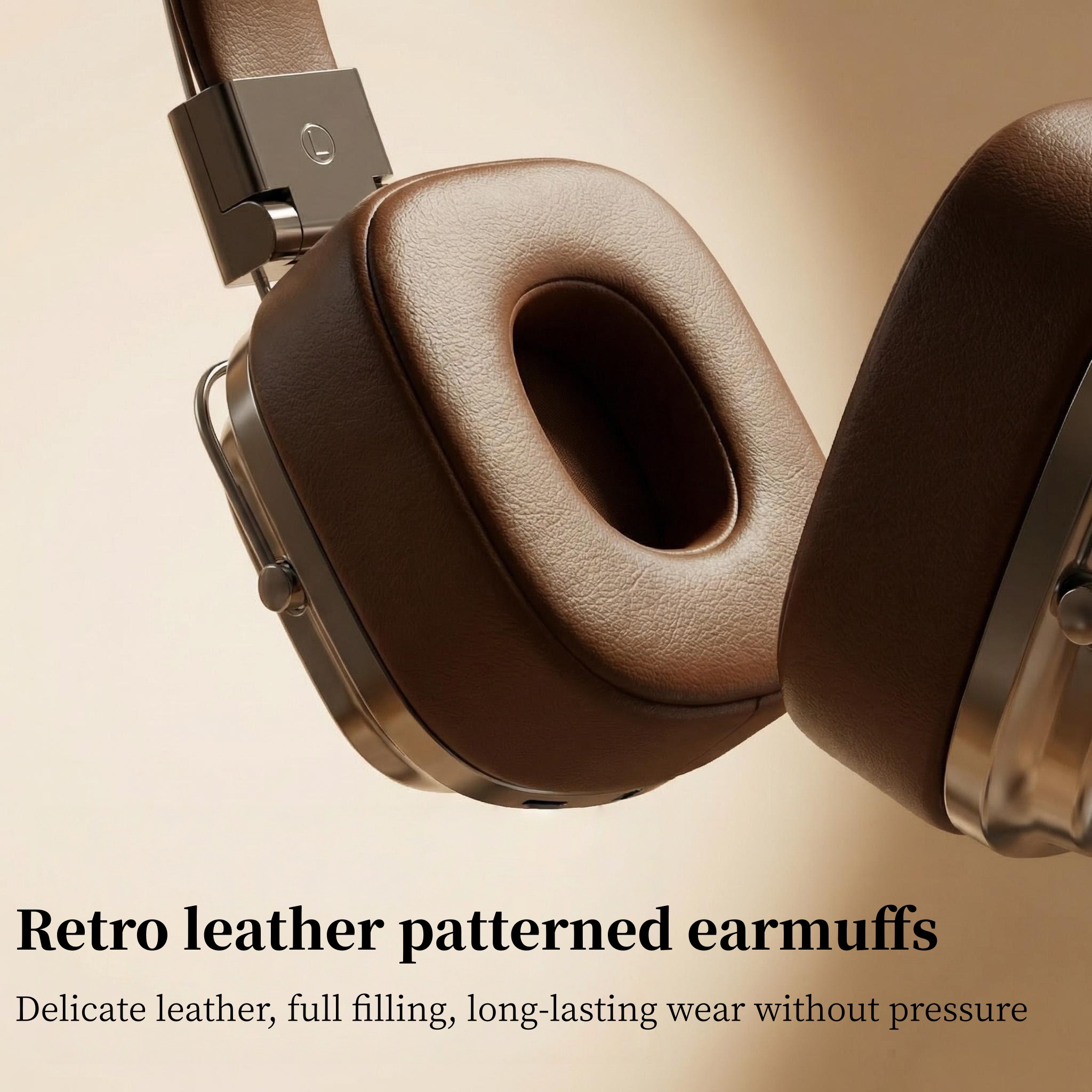 Retro Leather Over-ear Headpho - مراجعة Retro Gaming Cable وسعره