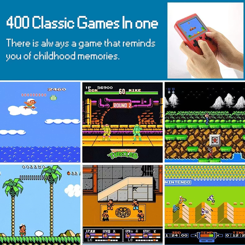 400 In 1 MINI Games Handheld G - مراجعة Retro Gaming Com وسعره