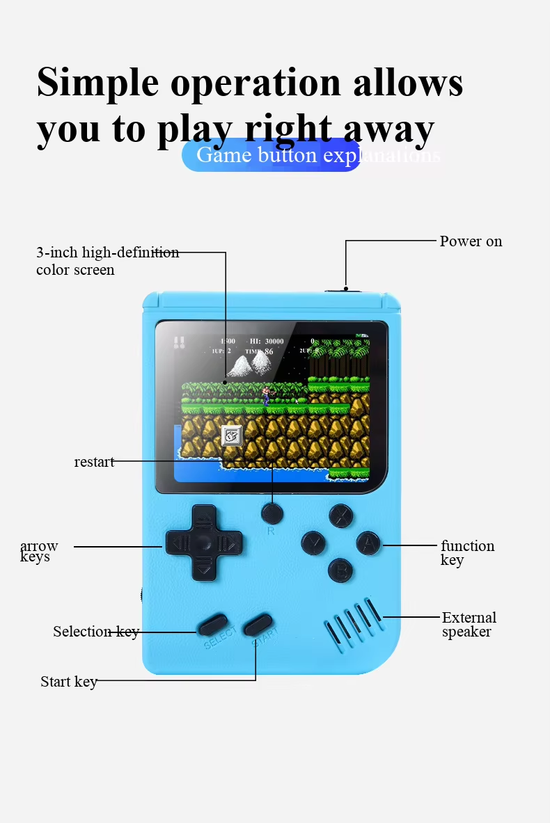 400 In 1 MINI Games Handheld G - مراجعة Retro Gaming Com وسعره