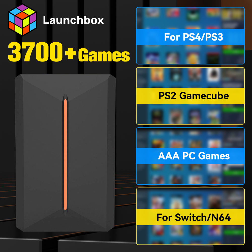 Launchbox 500GB External Game  - مراجعة Retro Gaming Hdd وسعره