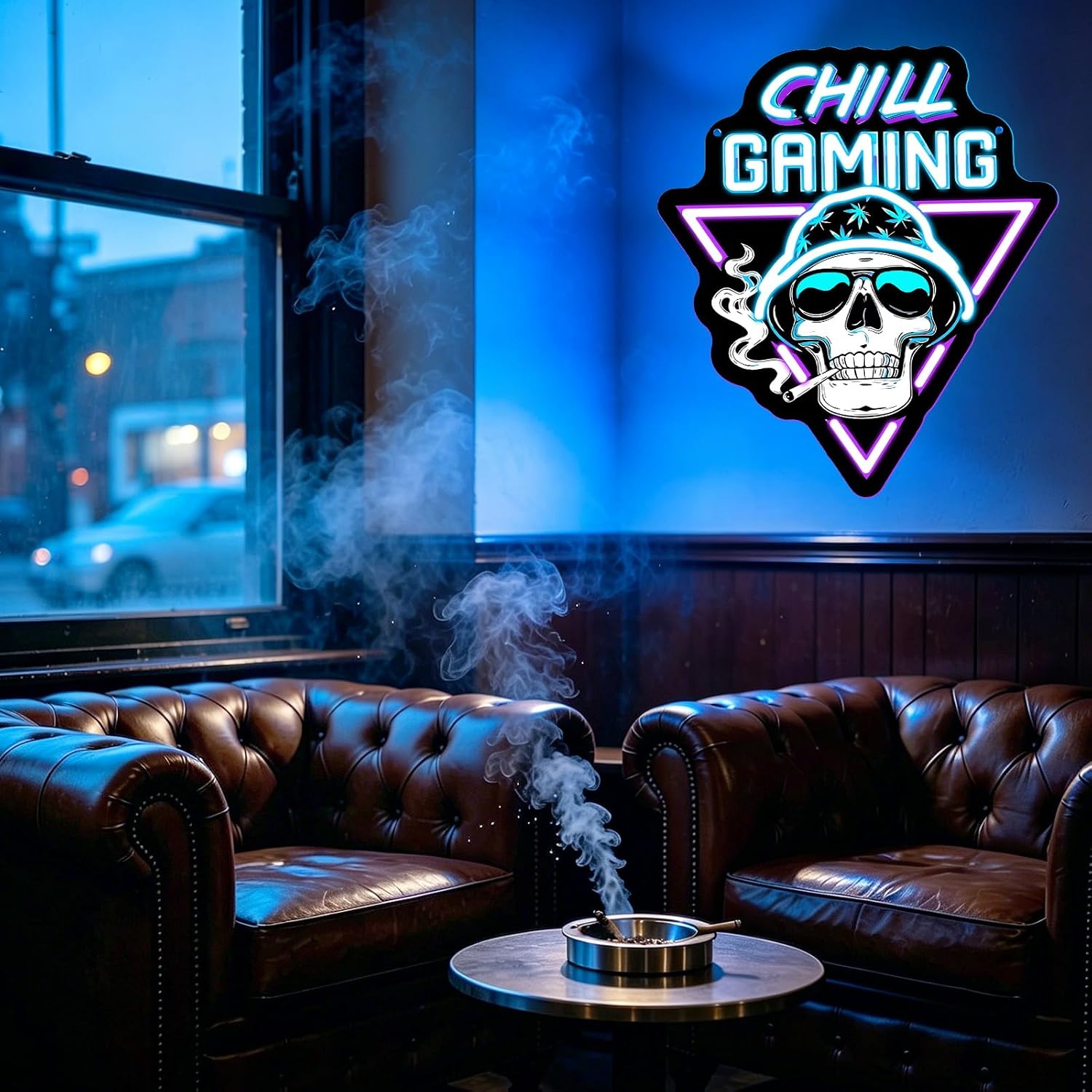  Chill Gaming Skull LED Neon  - مراجعة Retro Gaming Usb وسعره