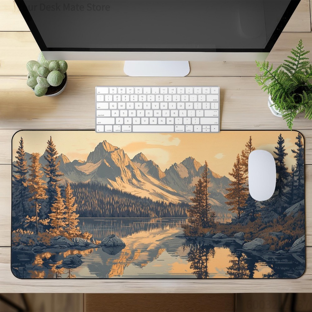 Retro Art Mountain Landscape D - مراجعة Retro Gaming Xl وسعره