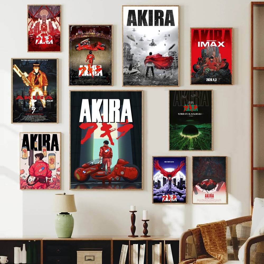 Akira Anime Paper Poster Retro - مراجعة Retro Gaming Wallpaper وسعره