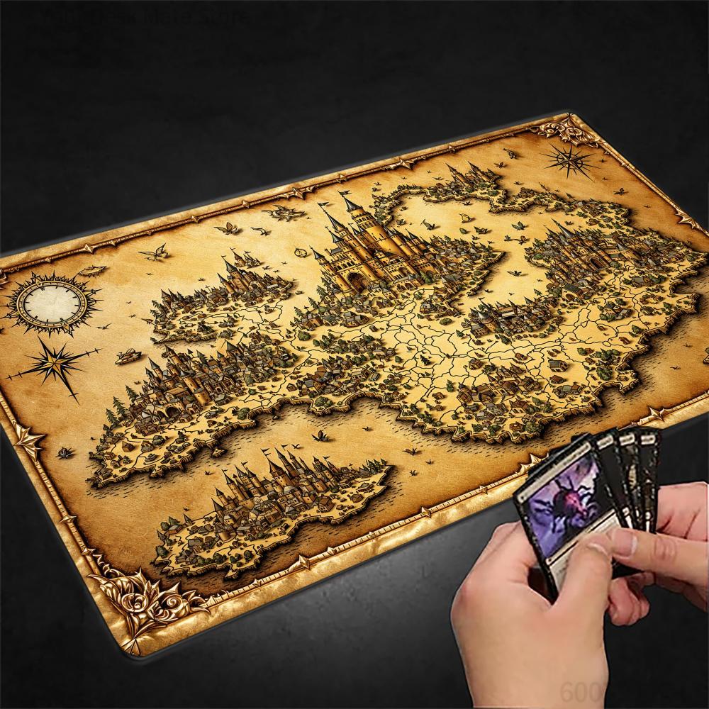 Retro Map Pattern Mouse Pad La - مراجعة Retro Gaming Xl وسعره